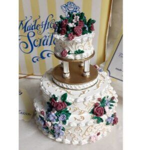 Enesco I DO Wedding Cake Topper Roses Vintage Figurine Made From Scratch 797464